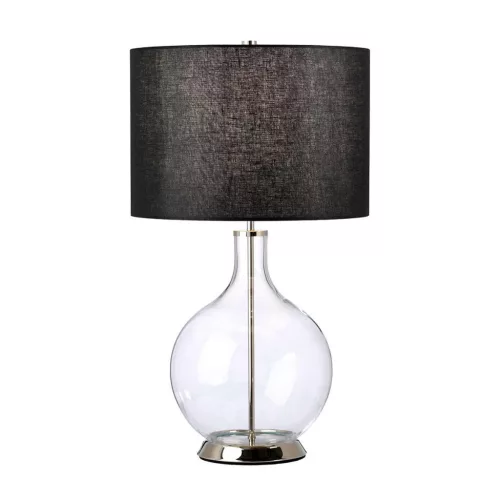 Elstead Lighting Orb ORB-CLEAR-PN-BLK Asztali lámpa 1x60W/E27