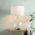 Elstead Lighting Orb ORB-CLEAR-PN-WHT Asztali lámpa 1x60W/E27