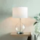 Elstead Lighting Orb ORB-CLEAR-PN-WHT Asztali lámpa 1x60W/E27