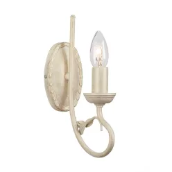 Elstead Lighting OLIVIA OV1-IVORY-GOLD Fali lámpa 1x60W/E14