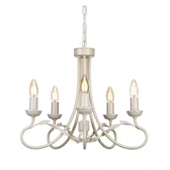 Elstead Lighting OLIVIA OV5-IVORY-GOLD Csillár 5x60W/E14