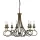 Elstead Lighting OLIVIA OV8-BLK-GOLD Csillár 8x60W/E14