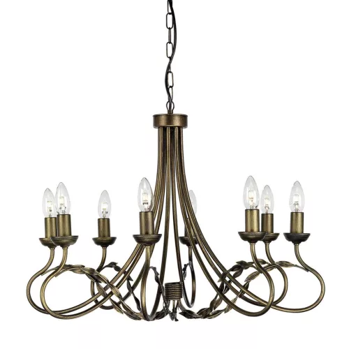 Elstead Lighting OLIVIA OV8-BLK-GOLD Csillár 8x60W/E14