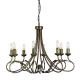 Elstead Lighting OLIVIA OV8-BLK-GOLD Csillár 8x60W/E14