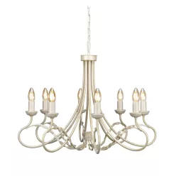 Elstead Lighting OLIVIA OV8-IVORY-GOLD Csillár 8x60W/E14