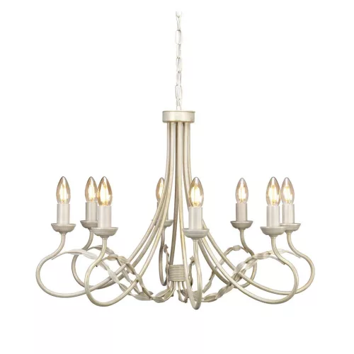 Elstead Lighting OLIVIA OV8-IVORY-GOLD Csillár 8x60W/E14