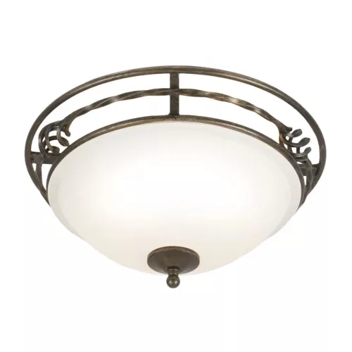 Elstead Lighting PEMBROKE PB-F-A-BLK-GOLD Süllyesztett mennyezeti lámpa 2x60W/E27