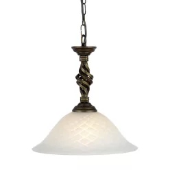   Elstead Lighting PEMBROKE PB-P-BLK-GOLD Függőlámpa 1x60W/E27