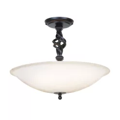   Elstead Lighting PEMBROKE PB-SF-A-BLACK Plafonlámpa 3x60W/E14