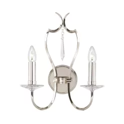 Elstead Lighting PIMLICO PM2-PN Fali lámpa 2x60W/E14