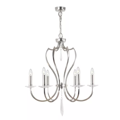 Elstead Lighting PIMLICO PM6-PN Csillár 6x60W/E14
