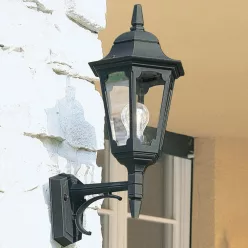 Elstead Lighting PARISH PR1-BLACK Fali lámpa 1x60W/E27 IP44