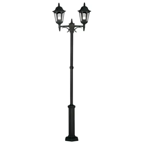 Elstead Lighting PARISH PR8-BLACK Utcai lámpa 2x60W/E27 IP44