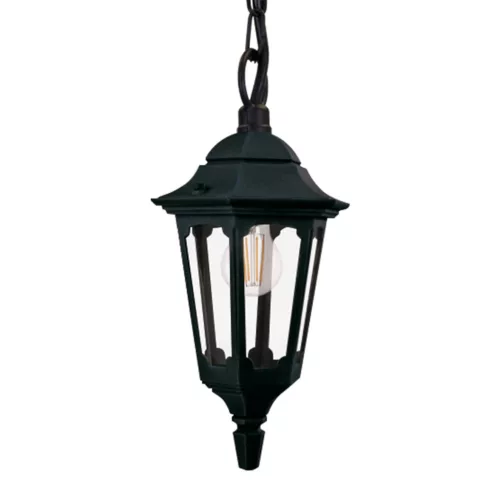 Elstead Lighting Parish PR9-BLACK Függőlámpa 1x60W/E27 IP44