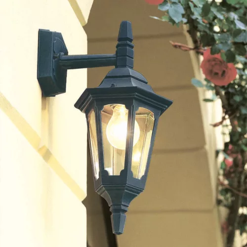 Elstead Lighting PARISH PRM2-BLACK Fali lámpa 1x60W/E27 IP44