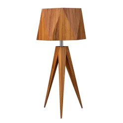   Quintiesse Angular QN-ANGULAR-TL-TEAK Asztali lámpa 1x40W/E27 IP20