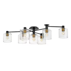 Quintiesse AXEL QN-AXEL7-BK Plafonlámpa 7x60W/E27