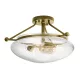 Quintiesse BELLE QN-BELLE-SF-BNB Plafonlámpa 3x40W/E14