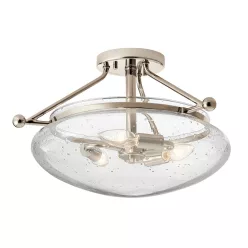 Quintiesse BELLE QN-BELLE-SF-PN Plafonlámpa 3x40W/E14