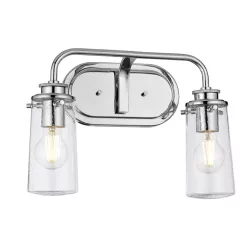 Quintiesse BRAELYN QN-BRAELYN2-PC Fali lámpa 2x40W/E27 IP44