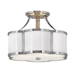 Quintiesse CHANCE QN-CHANCE-SF-S-PN Plafonlámpa 2x60W/E27