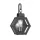 Quintiesse HEATH QN-HEATH-S-MB Fali lámpa 1x40W/E27 IP44