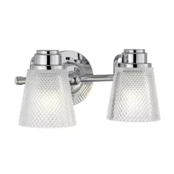   Quintiesse HUDSON QN-HUDSON2-BATH Fali lámpa 2x3,5W/G9 3000K 640LM IP44