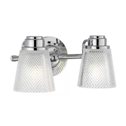 Quintiesse HUDSON QN-HUDSON2-BATH Fali lámpa 2x3,5W/G9 3000K 640LM IP44