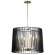 Quintiesse LINARA QN-LINARA-6P-BK Csillár 6x60W/E14