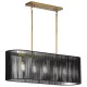 Quintiesse LINARA QN-LINARA-ISLE-BK Függőlámpa 5x60W/E27