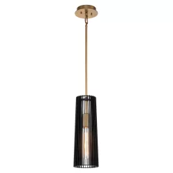 Quintiesse LINARA QN-LINARA-P-BK Függőlámpa 1x60W/E27