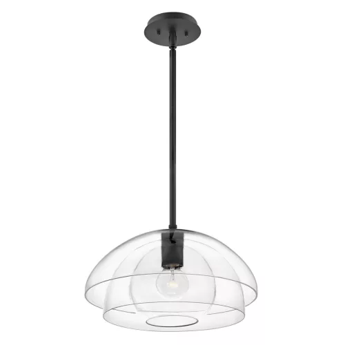 Quintiesse LOTUS QN-LOTUS-P-BLK Függőlámpa 1x60W/E27