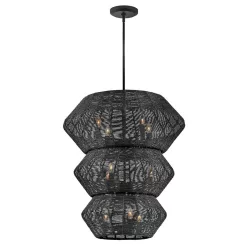 Quintiesse Luca QN-LUCA-10P-BK-BK Csillár 10x40W/E14 IP20