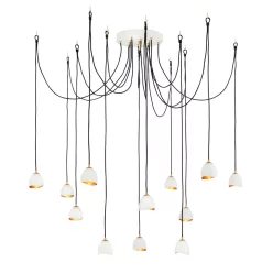 Quintiesse NULA QN-NULA-12P Függőlámpa 12x40W/E14