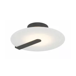   Quintiesse Nuvola QN-NUVOLA-F-S-BK Süllyesztett mennyezeti lámpa 1x14W/LED 3000K 520lm IP20