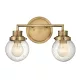 Quintiesse POPPY QN-POPPY2-HB-BATH Fali lámpa 2x60W/E27 IP44