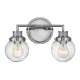 Quintiesse POPPY QN-POPPY2-PC-BATH Fali lámpa 2x60W/E27 IP44
