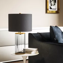Quintiesse RENO QN-RENO-SMOKE-AB Asztali lámpa 1x60W/E27