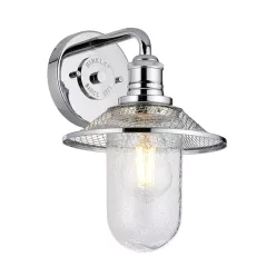  Quintiesse RIGBY QN-RIGBY1-BATH-PC Fali lámpa 1x40W/E27 IP44