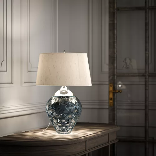 Quintiesse SAMARA QN-SAMARA-TL-BLU Asztali lámpa 1x60W/E27+1x7W/GU10 3000K 620LM