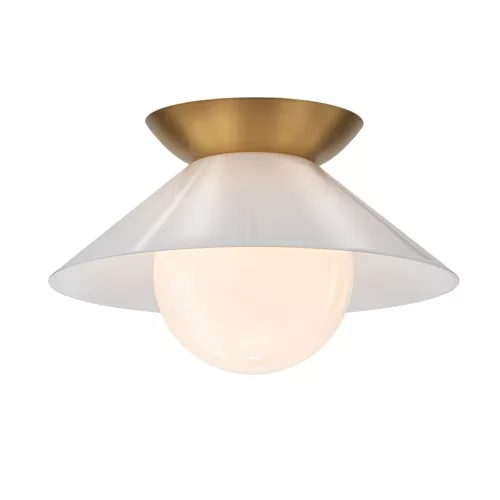 Quintiesse Saucer QN-SAUCER-FM-AB-OPAL Süllyesztett mennyezeti lámpa 1x40W/E27 IP20