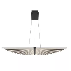   Quintiesse Seraph QN-SERAPH-LP-L-BLK Függőlámpa 1x57W/LED 3000K 1192lm IP20