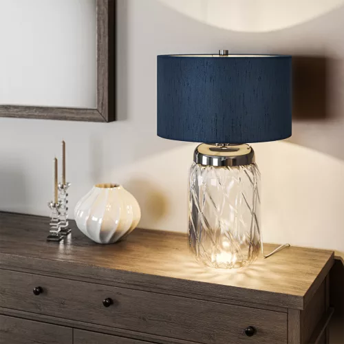 Quintiesse SOLA QN-SOLA-TL-L-BLU Asztali lámpa 1x60W/E27 3000k 720LM