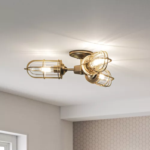 Quintiesse URBAN QN-URBANREST-3SF Plafonlámpa 3x60W/E27 IP44