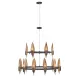 Quintiesse WILLOW QN-WILLOW18-CBK Csillár 18x40W/E14