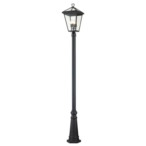 Quintiesse ALFORD PLACE QN-ALFORD-PLACE5-L-MB Utcai lámpa 4x40W/E14 IP44