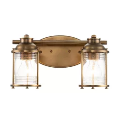   Quintiesse ASHLAND BAY QN-ASHLANDBAY2-NBR-BATH Fali lámpa 2x60W/E27 IP44