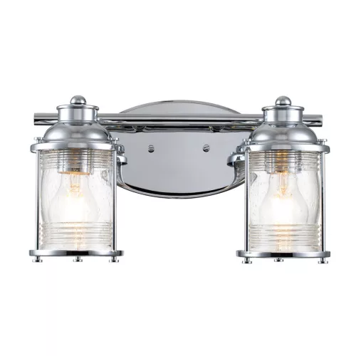 Quintiesse ASHLAND BAY QN-ASHLANDBAY2-PC-BATH Fali lámpa 2x60W/E27 IP44