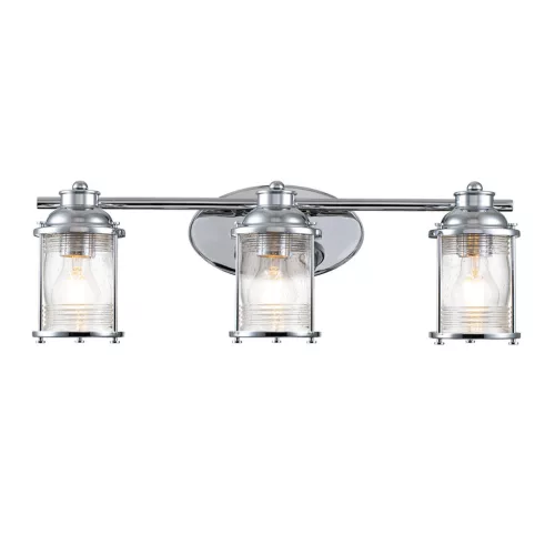 Quintiesse ASHLAND BAY QN-ASHLANDBAY3-PC-BATH Fali lámpa 3x60W/E27 IP44