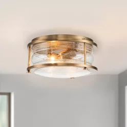   Quintiesse ASHLAND BAY QN-ASHLANDBAY-F-NBR-BATH Süllyesztett mennyezeti lámpa 2x60W/E27 IP44